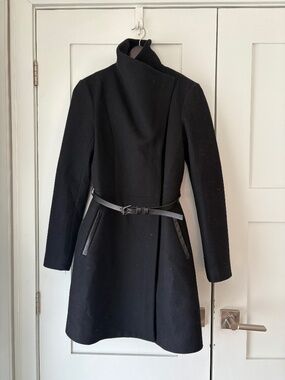 Mackage Black Wool Coat